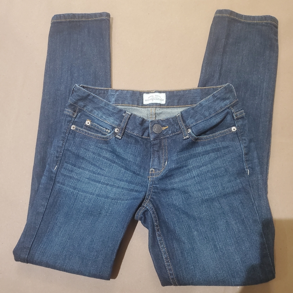 Women's Aeropostale Bayla Skinny Curvy Low Rise Jeans